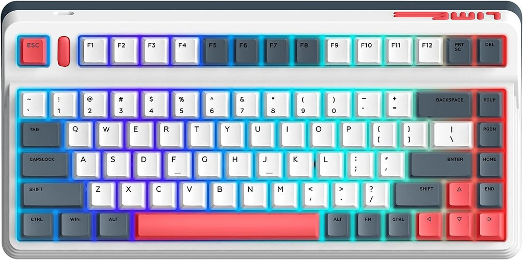 2.4G Wireless Mechanical Keyboard with Cherry MX Blue Switch C802