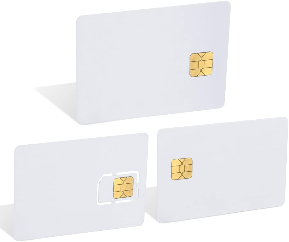 Java Card 80K EEPROM Smart Chip Card with Magnetic Stripe 3 Pack X937703