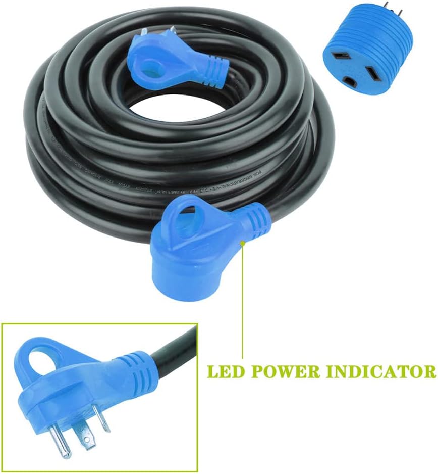 30FT 30 Amp RV Extension Cord T1173