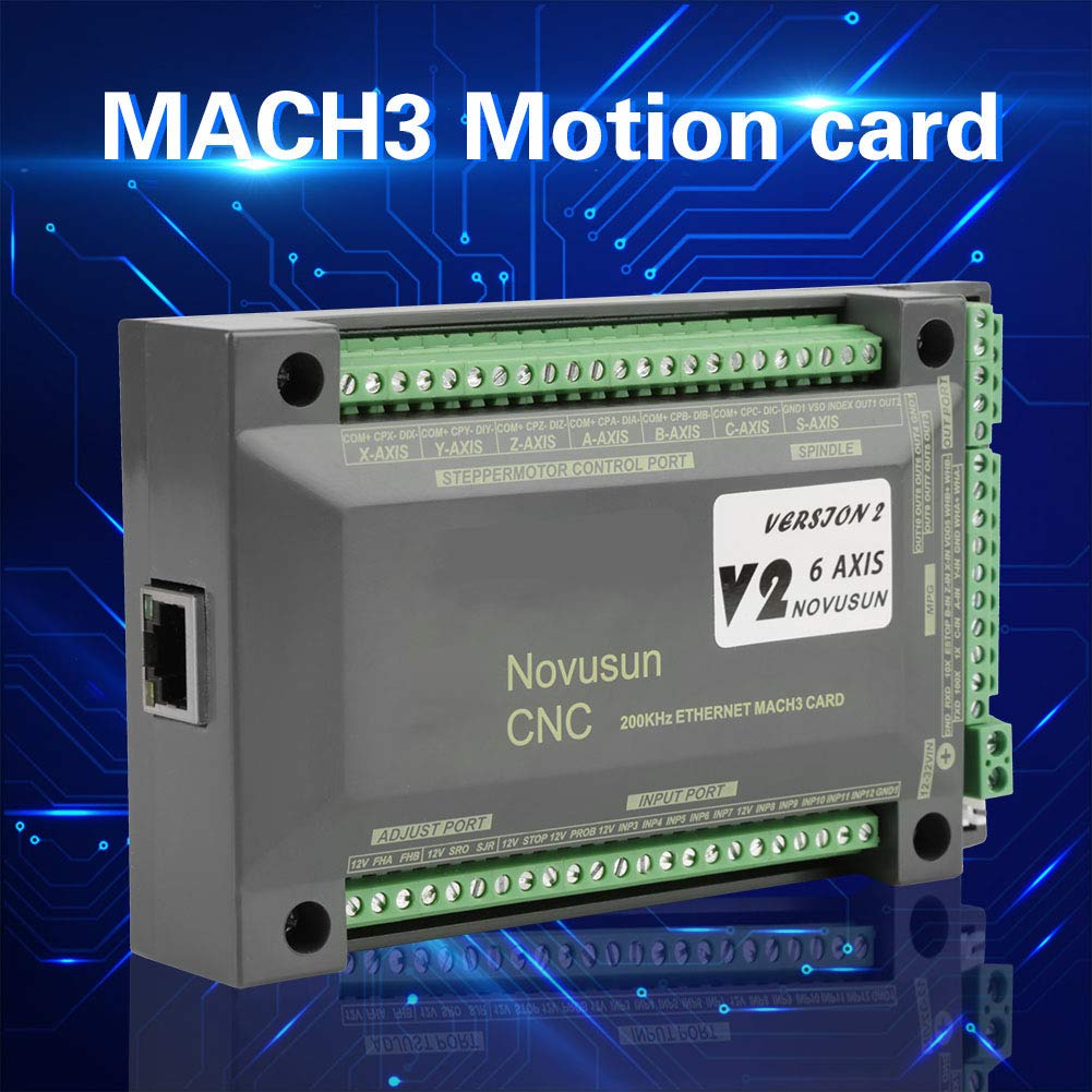 6 Axis MACH3 Stepper Motor Driver Control Module V601084