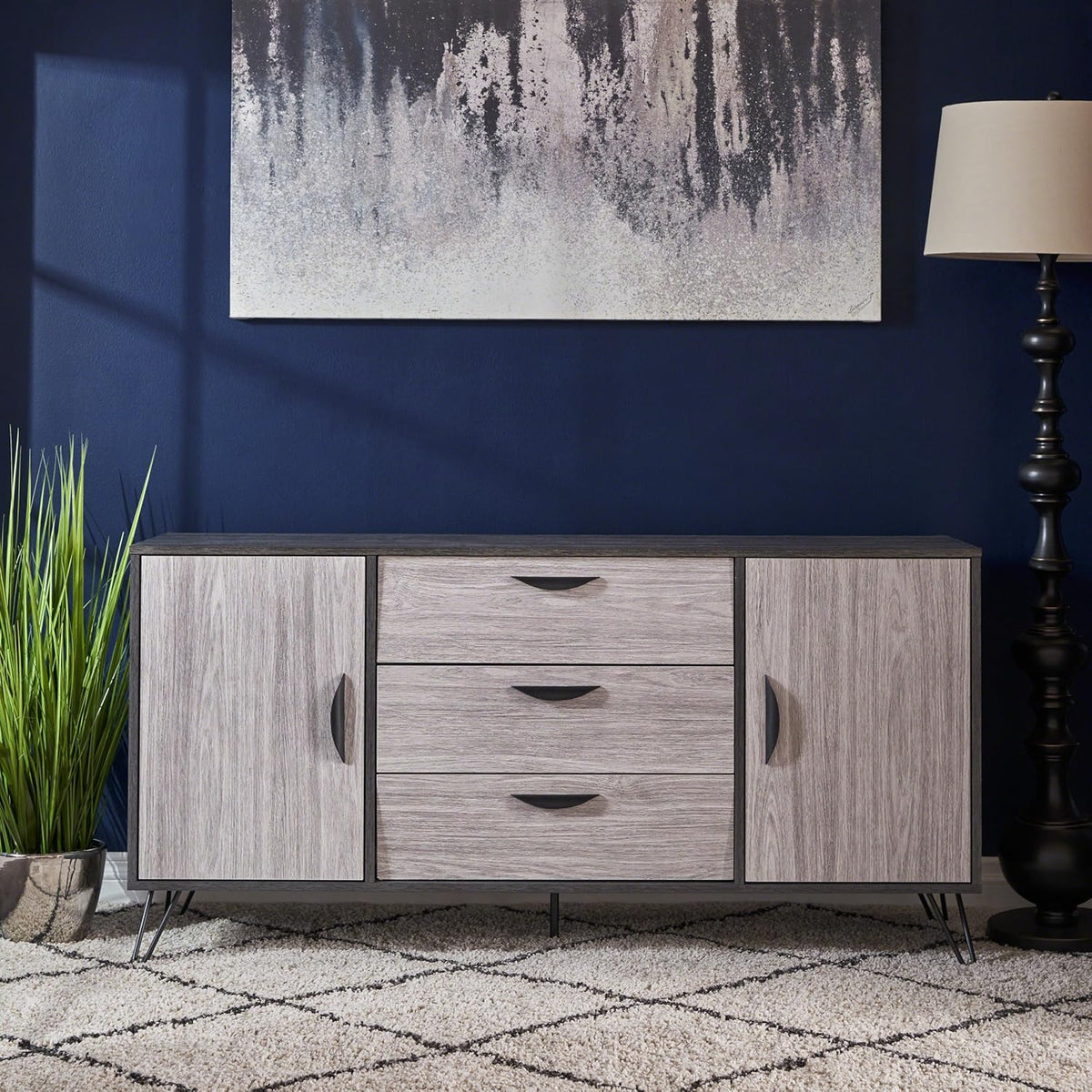 Grey Oak Cabinet R507893
