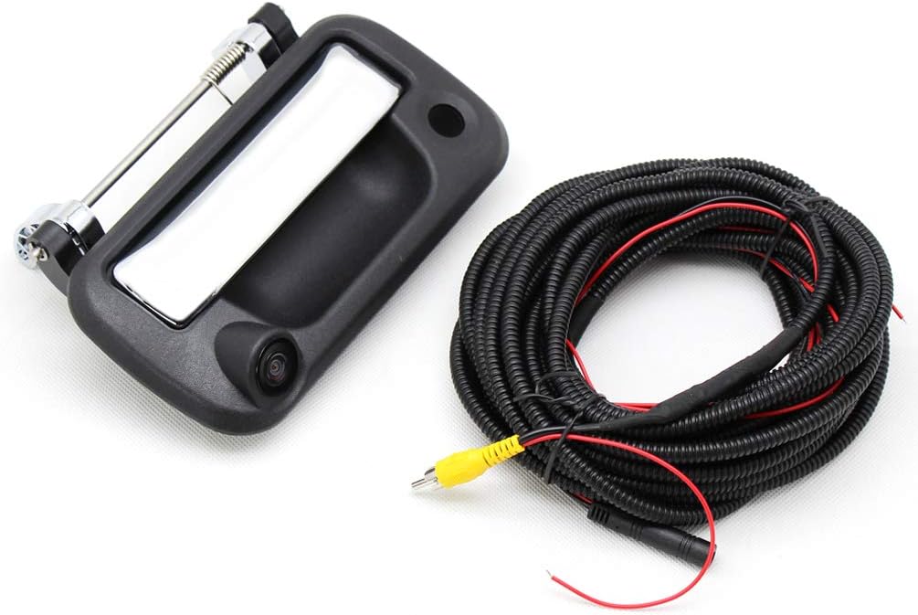 Black Chrome Rear View Camera for Pickup Truck T733