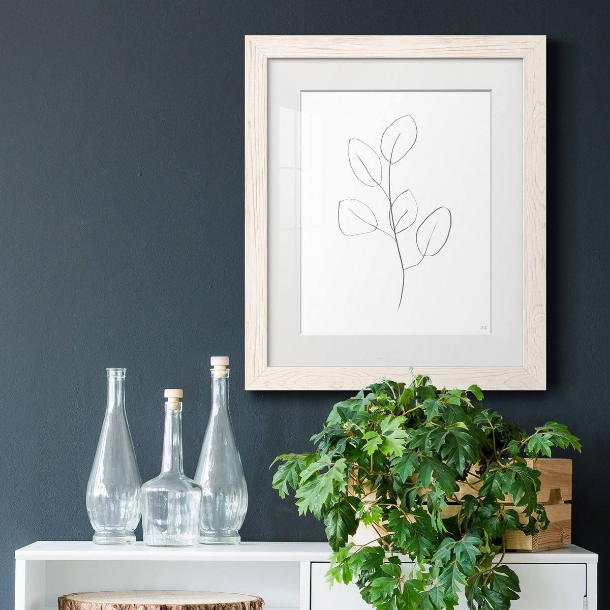 Framed Print 20x24 White M76516