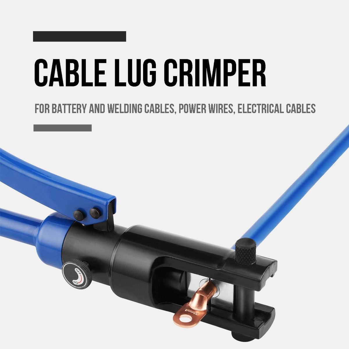 6 AWG to 4/0 AWG Hydraulic Cable Lug Crimping Tool U3527