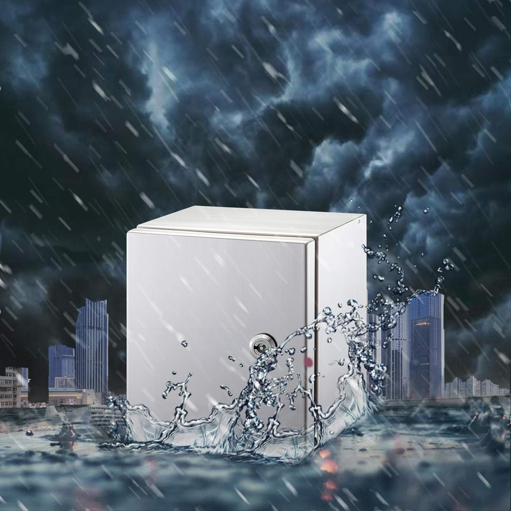 16 x 16 x 8'' NEMA 4X Steel Electrical Enclosure V3543