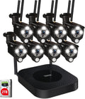 8CH 5MP Wireless Security Camera System with 2TB HDD and 8PCS 3MP Outdoor Bullet Cameras Y90492