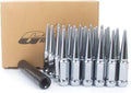 14x1.5 Chrome Spiked Lug Nuts Set of 24 Q66414