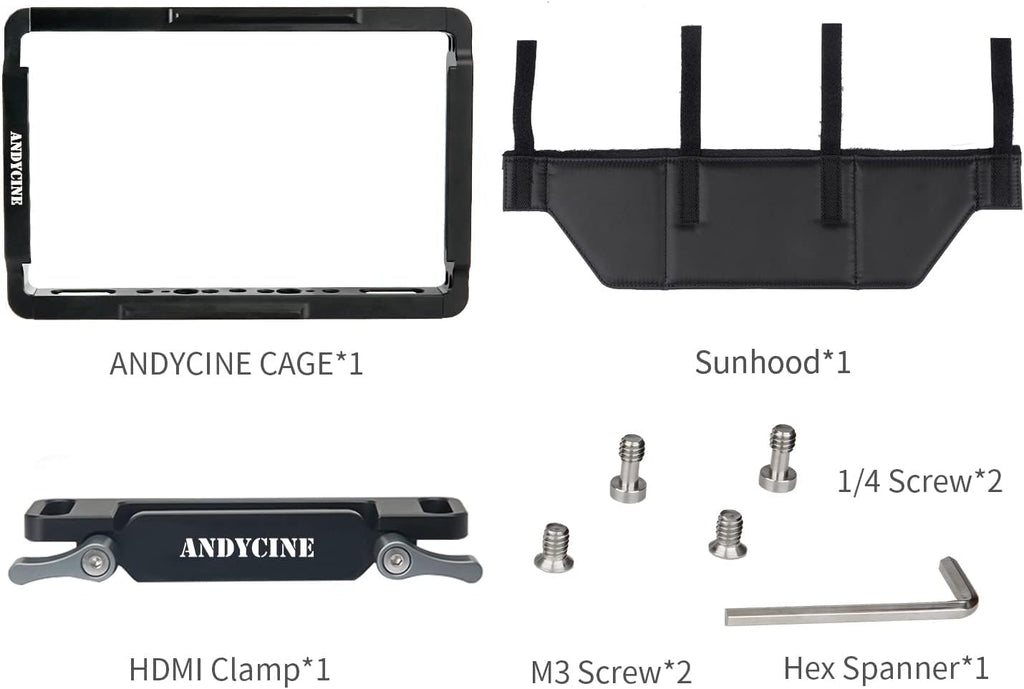 Monitor Cage with Sunhood and HDMI Cable Clamp Q2837