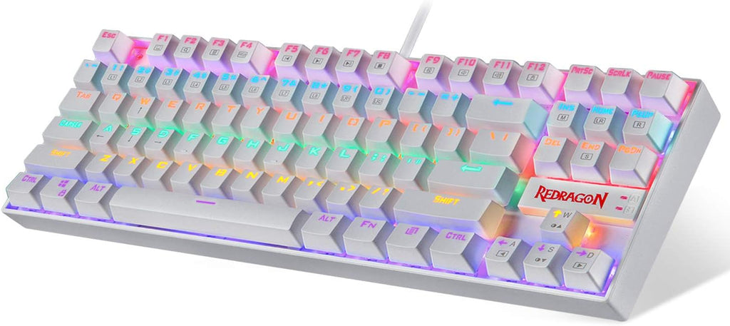White 87 Key Mechanical Gaming Keyboard Pack of 2 B225048