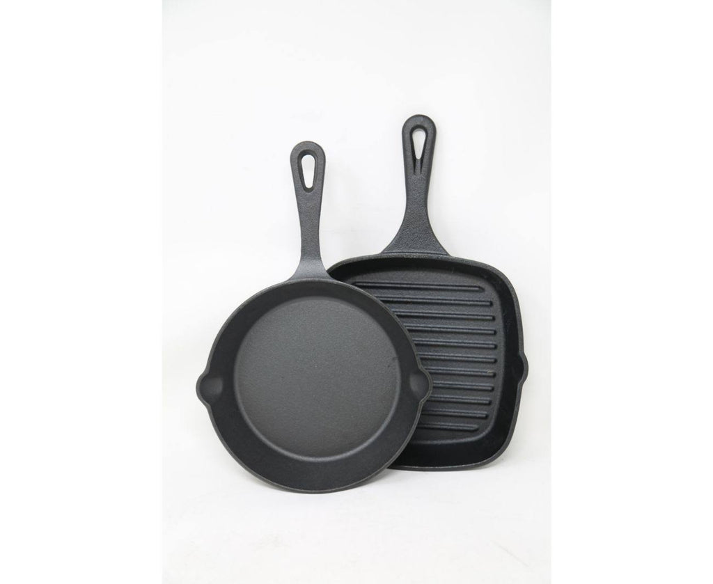 Cast Iron Skillet & Grill Pan 2-pc. Set A474210