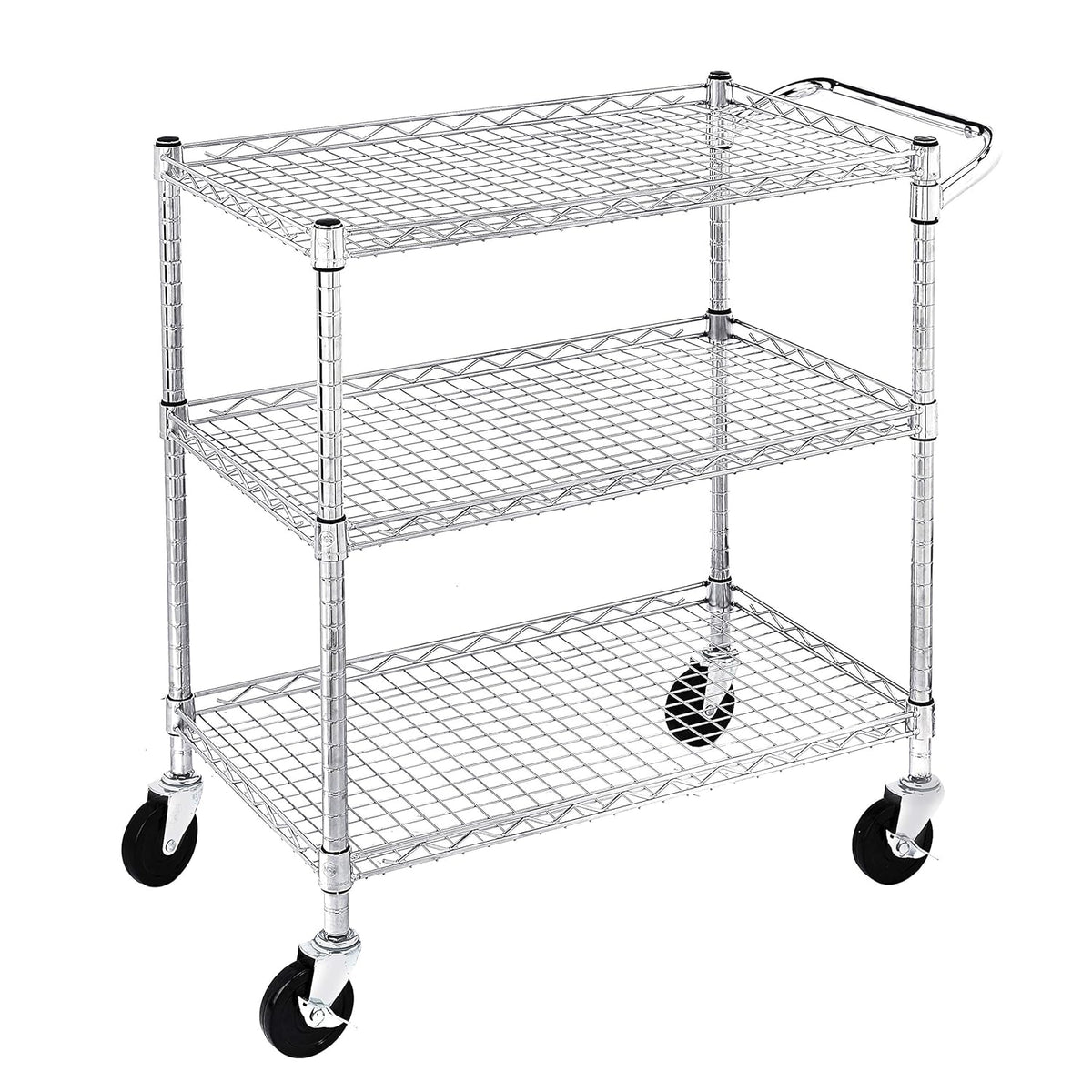 Heavy-Duty 3-Tier Utility Cart V75871