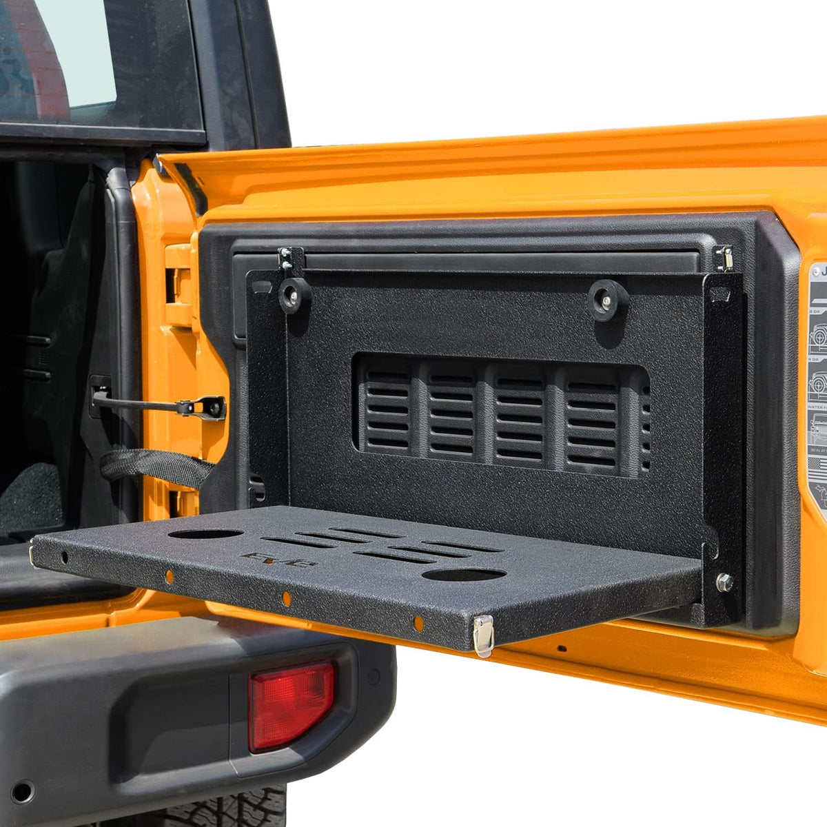 Steel Tailgate Table Foldable Cargo Shelf Q55393