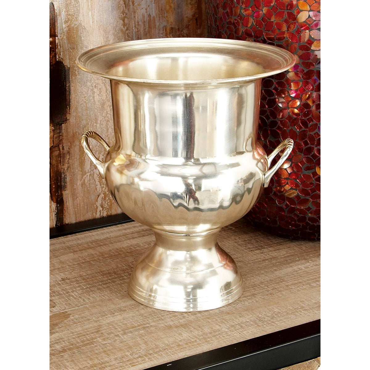 Silver Plated Brass Ice & Wine Bucket A444200