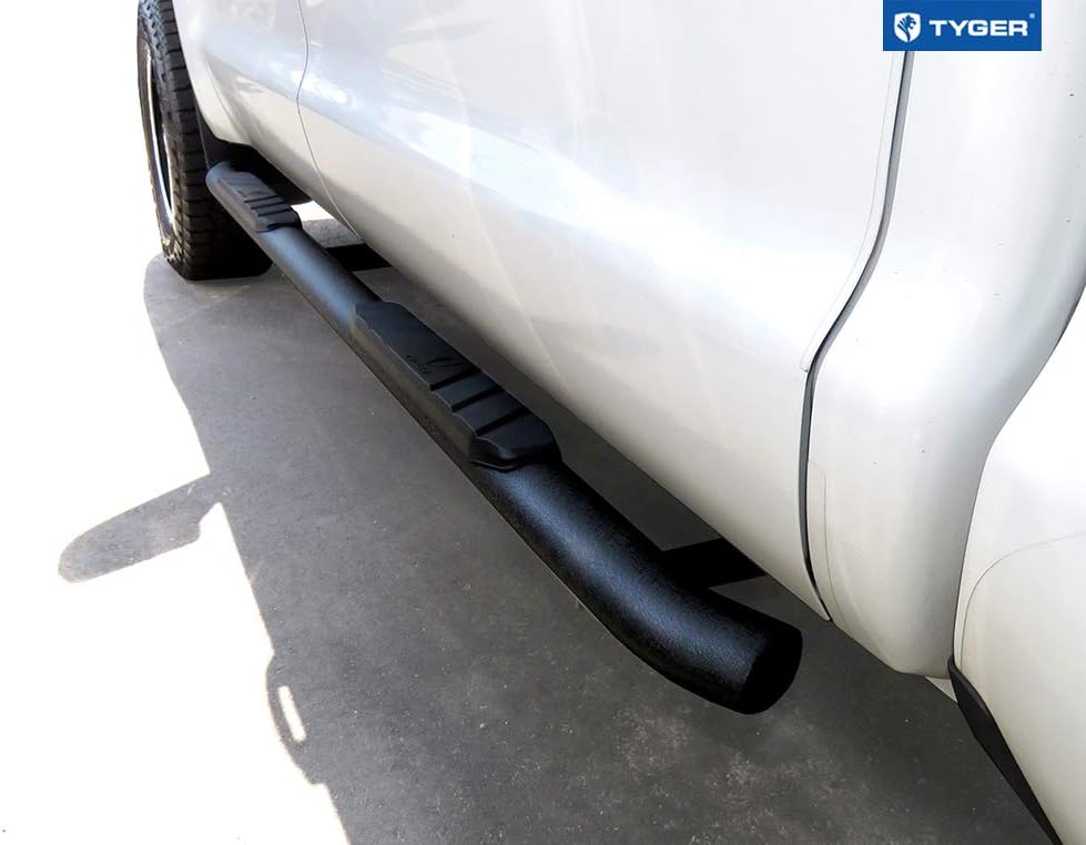 Textured Black 3.5 inch Running Boards Side Step Nerf Bars X9952