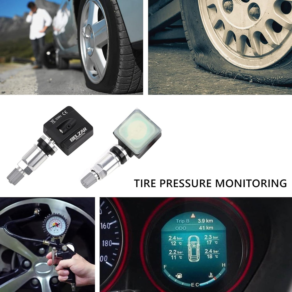 TPMS Tire Pressure Sensors 315MHz Preprogrammed Replacement 4 Pack V924553