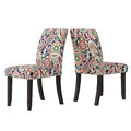 Navy Blue Upholstery Parsons Chair S8961