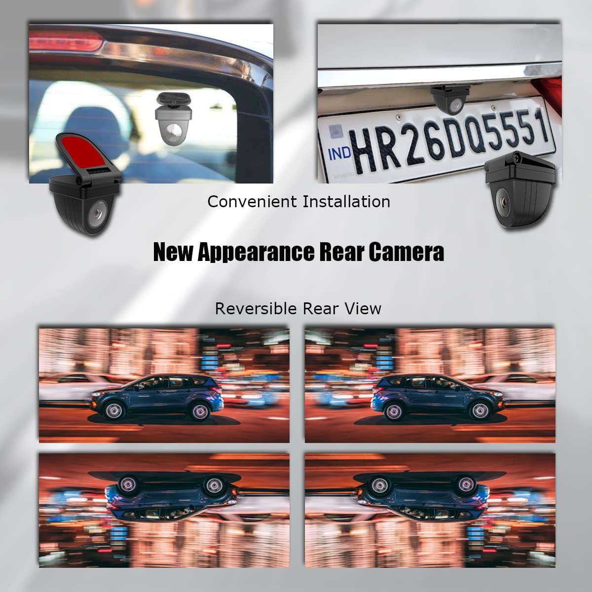 4K 11 Inch Full Touch Screen Mirror Dash Cam with Front and Rear Cameras B47773