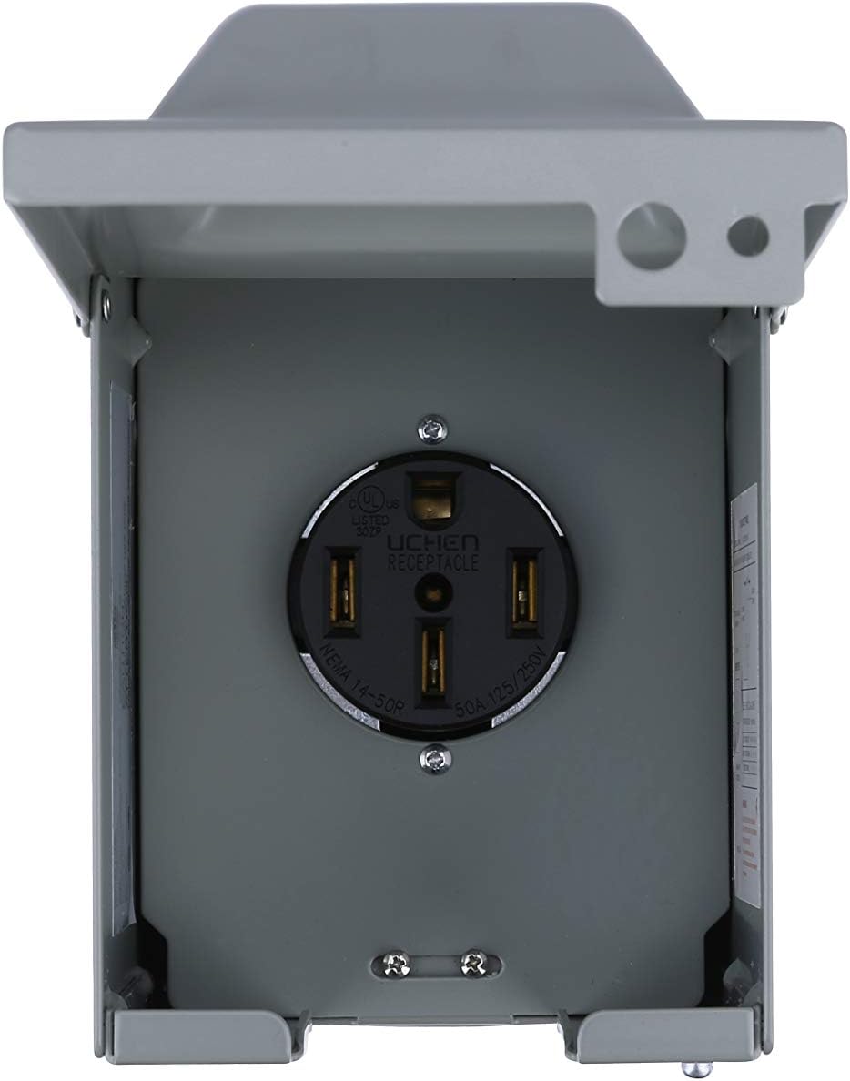50 Amp 125/250 Volt Power Outlet Box C331