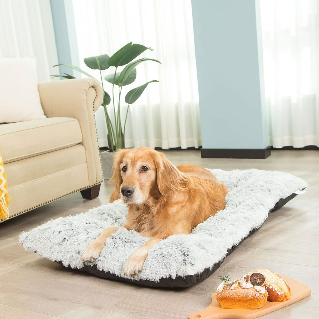 Large Plush Washable Dog Bed with Anti-Slip Bottom Y729919