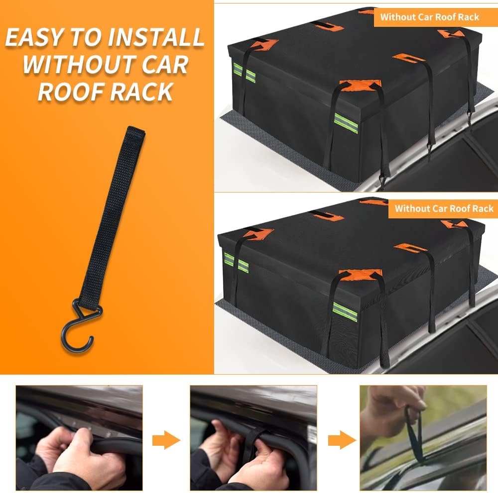Hitch Cargo Carrier Bag with 6 Reinforced Straps V70707