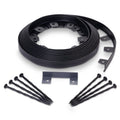 Black Plastic Edging 30 ft. with Spikes H9461