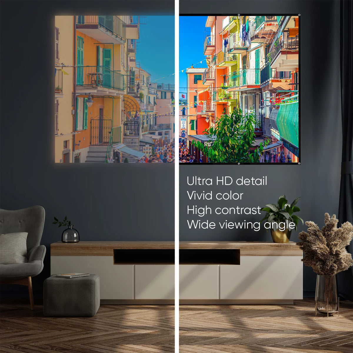 Indoor/Outdoor Folding Projector Screen M300789