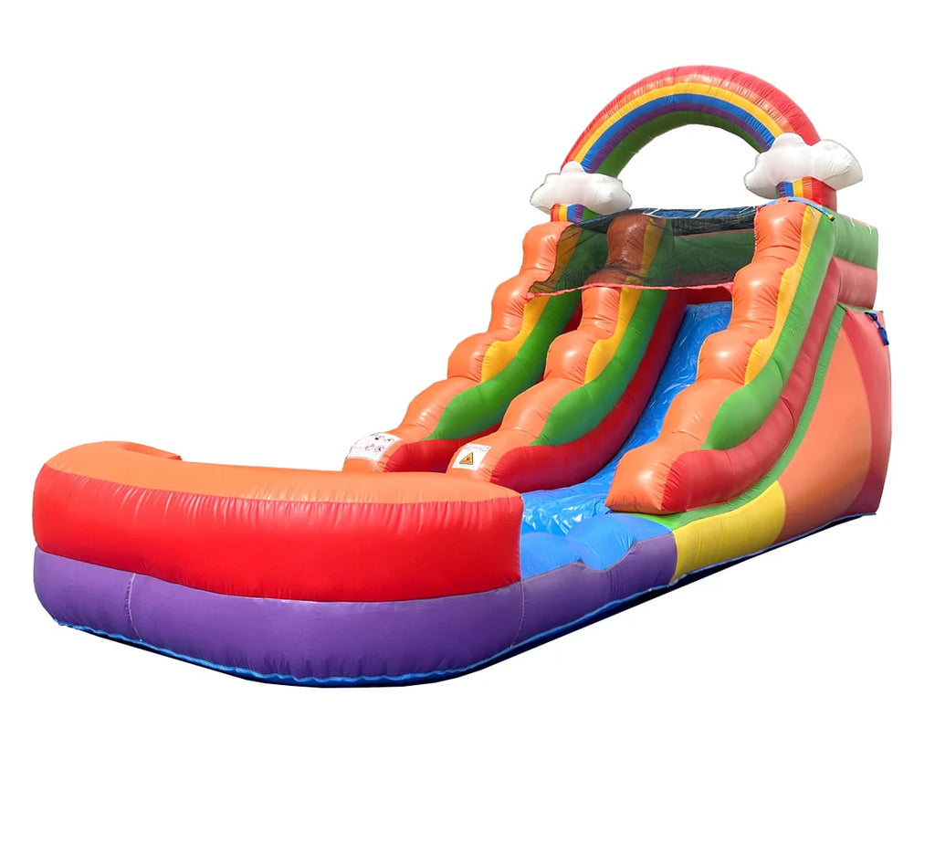 Pink Unicorn Inflatable Water Slide J111