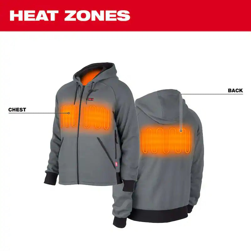 Gray Heated Jacket Hoodie Kit A4322