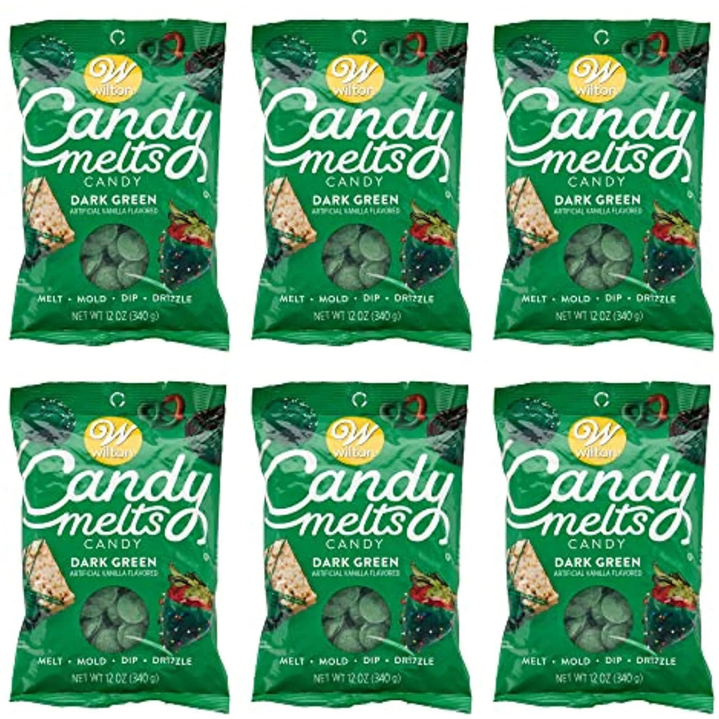 Dark Green Candy Melts 12 Oz Pack Of 6 H102