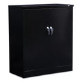 Black Heavy-Duty Welded Storage Cabinet with Two Adjustable Shelves B9631