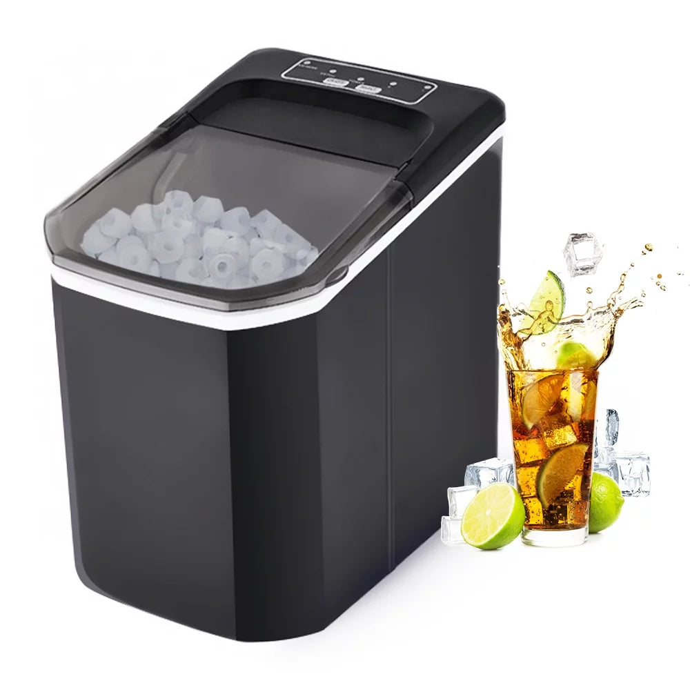 Countertop Ice Maker, 26lbs in 24Hrs, Self-Cleaning Ice Machine with Ice Basket Y31062