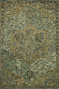 Dark Green Tobacco 9'3 x 13' Rug K49064