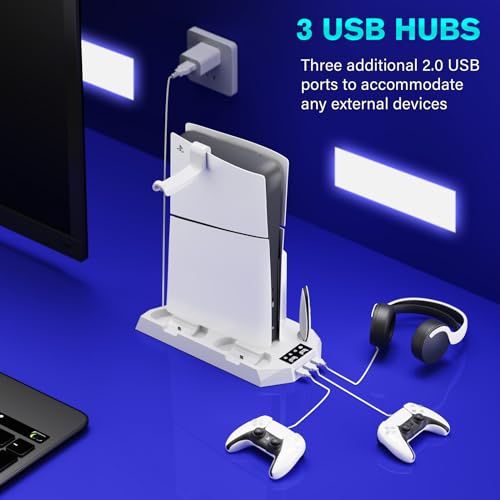 PS5 Cooling Station with Dual Controller Charger K9533