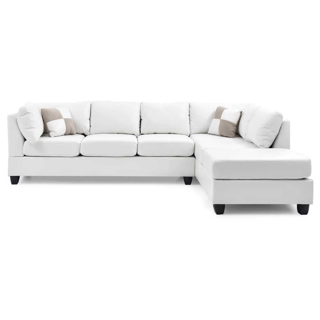 White Sectional F69898