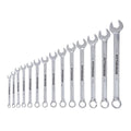 SAE V-Groove Combination Wrench Set, 14 Piece M34256