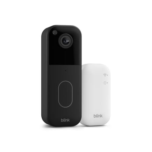 Black Video Doorbell with Sync Module Core N144