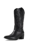 Cowboy Boots Pointy Toe Mid Calf Q7091