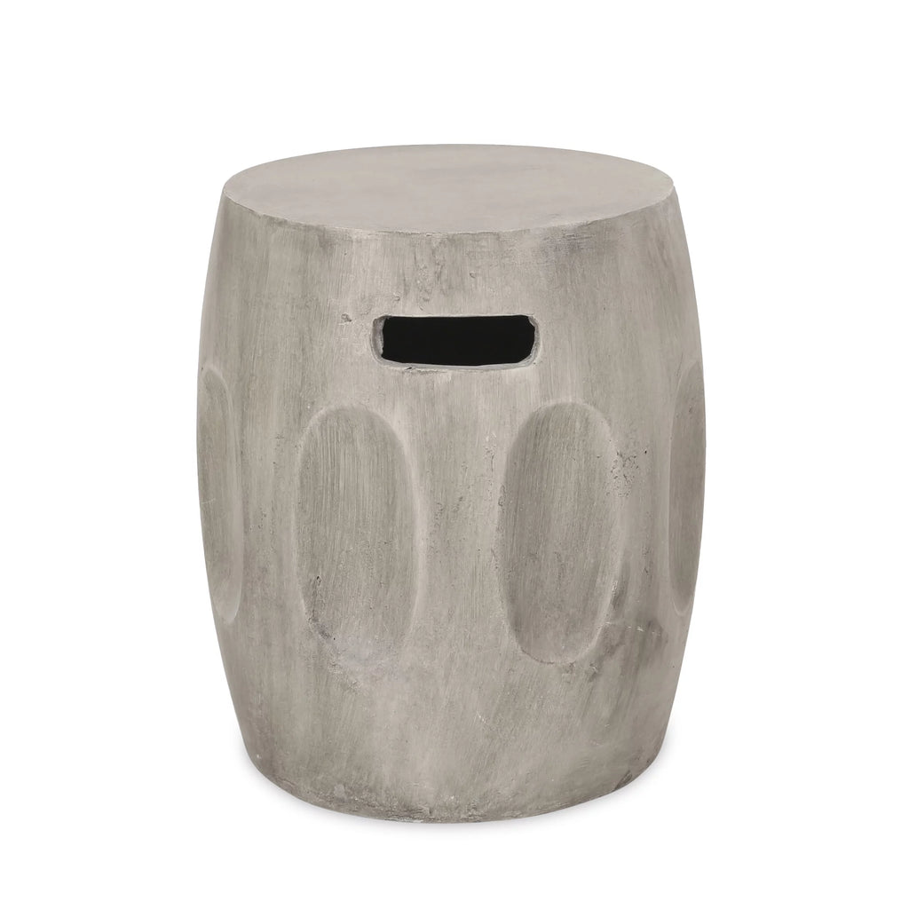 Contemporary Lightweight Concrete Accent Side Table L805517