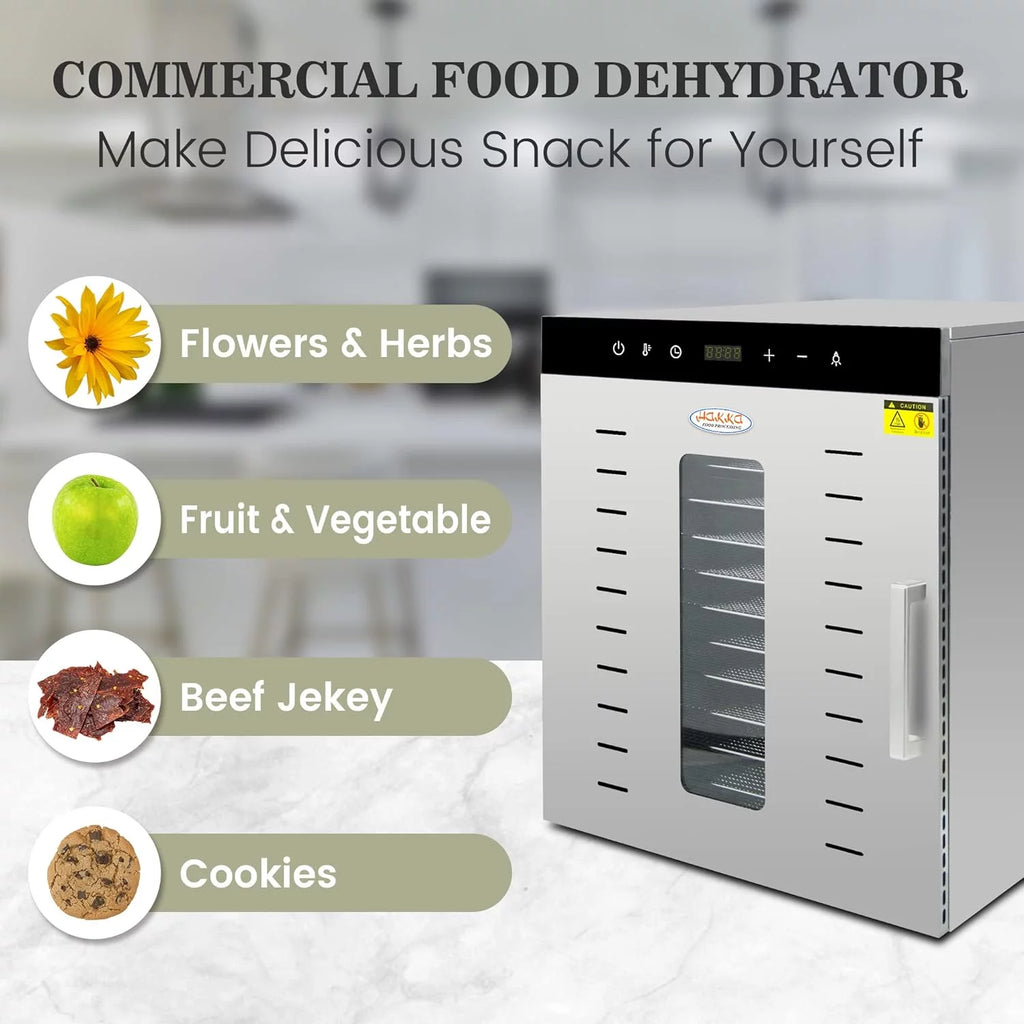 12 Trays Stainless Steel Dehydrator D5483