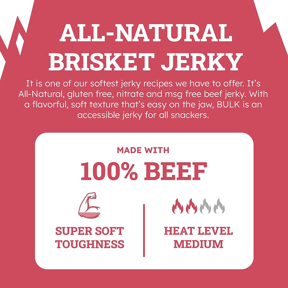 All Natural Beef Jerky 8oz M288539