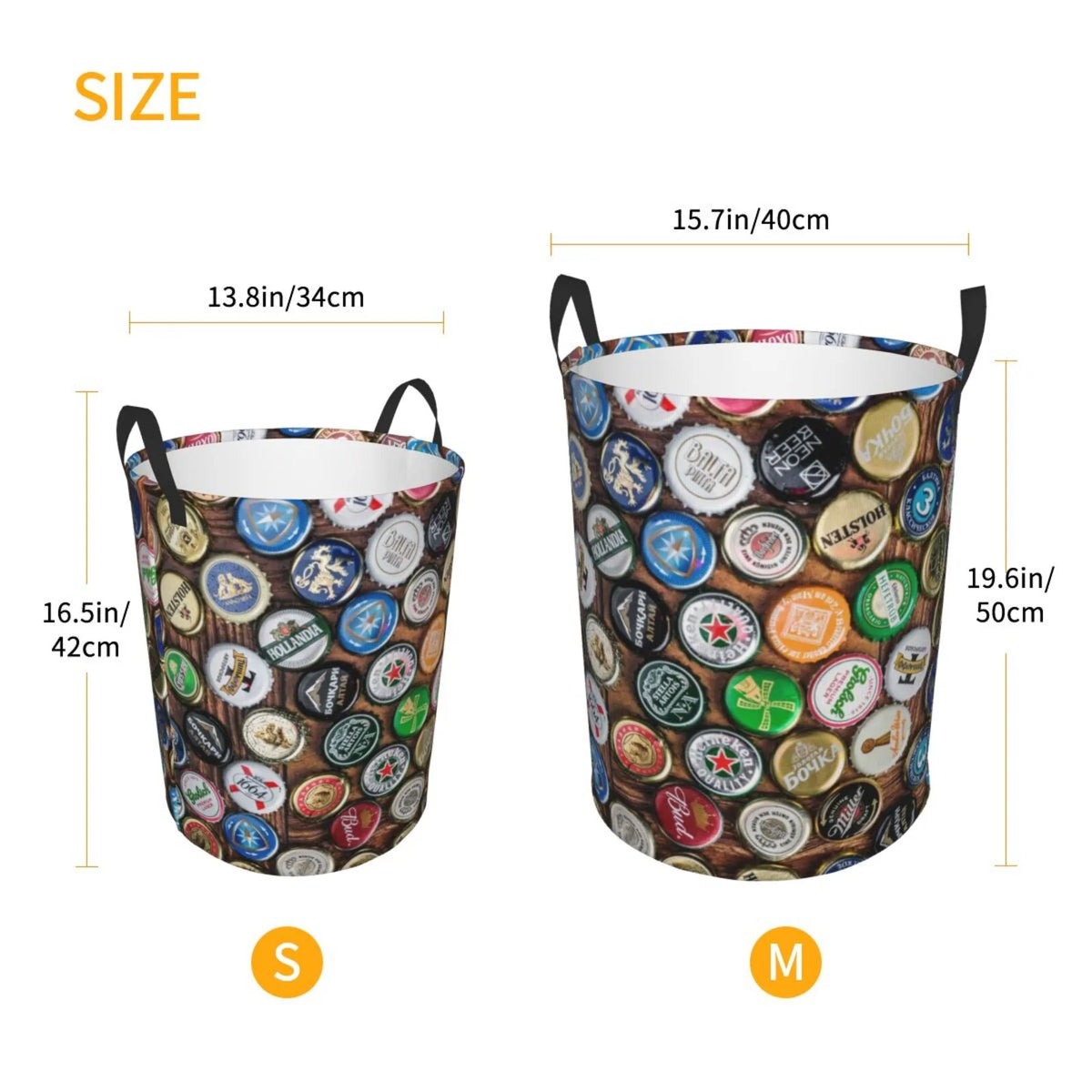Collapsible Waterproof Laundry Hamper With Handles Y77759