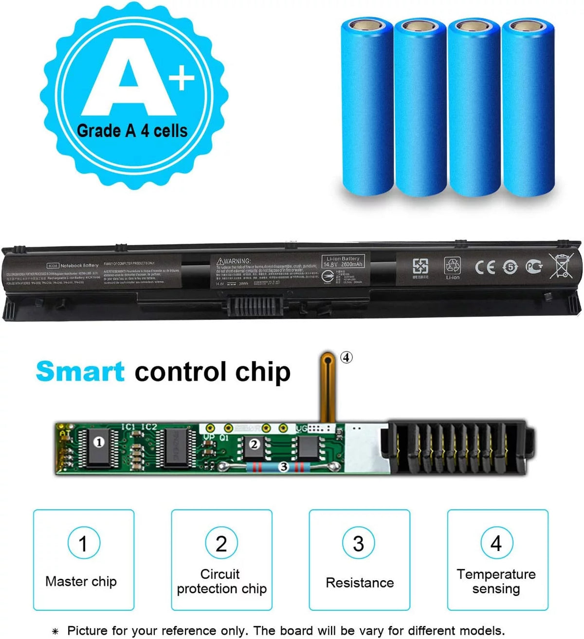 Pavilion 15-ab 15-an 17-g 14-ab Laptop Battery R2288