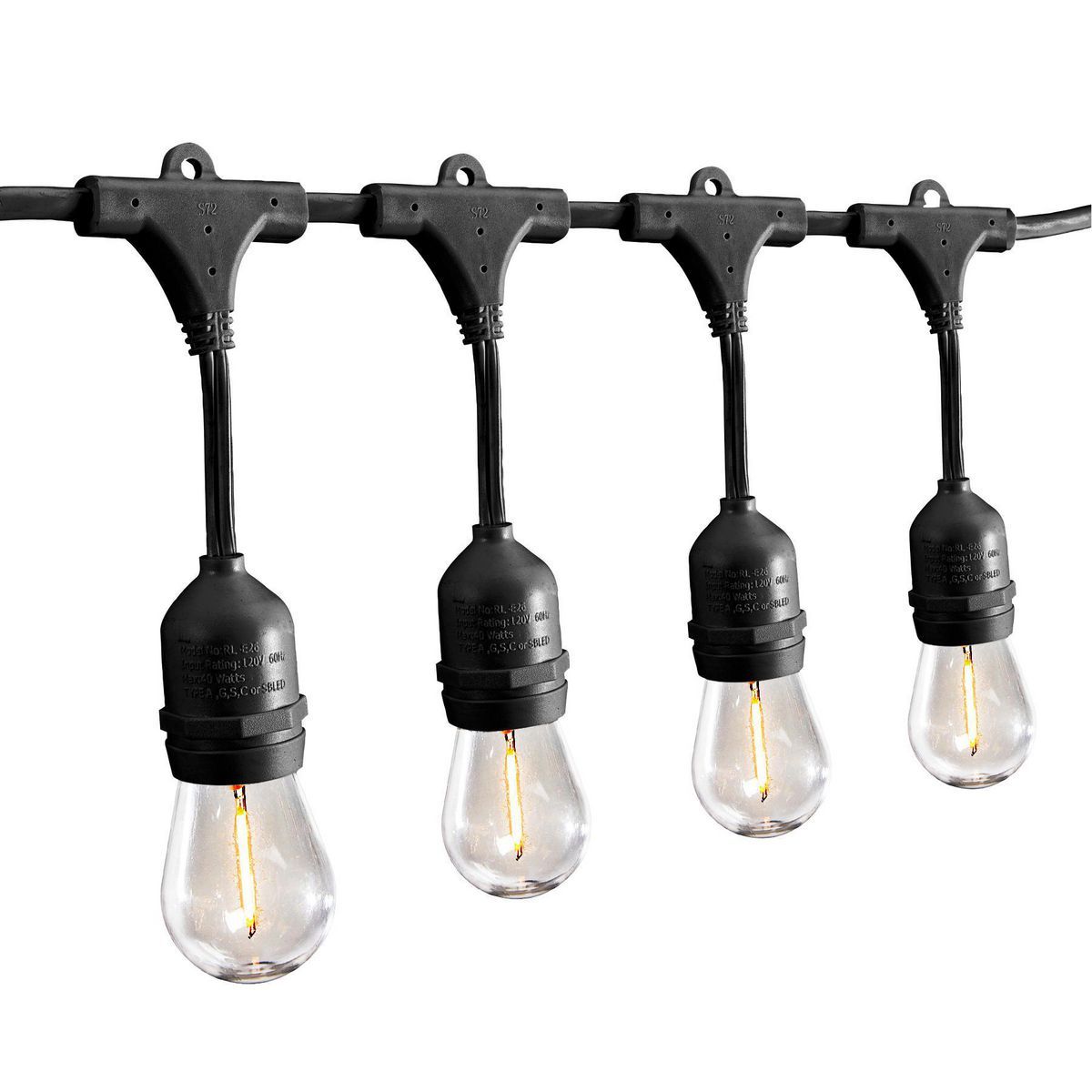 24 ft. White LED Outdoor String Lights T68565
