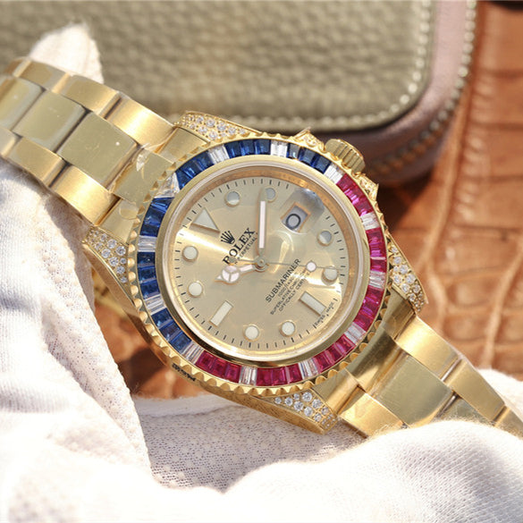 Golden Blue Red Diamond 40mm U73178