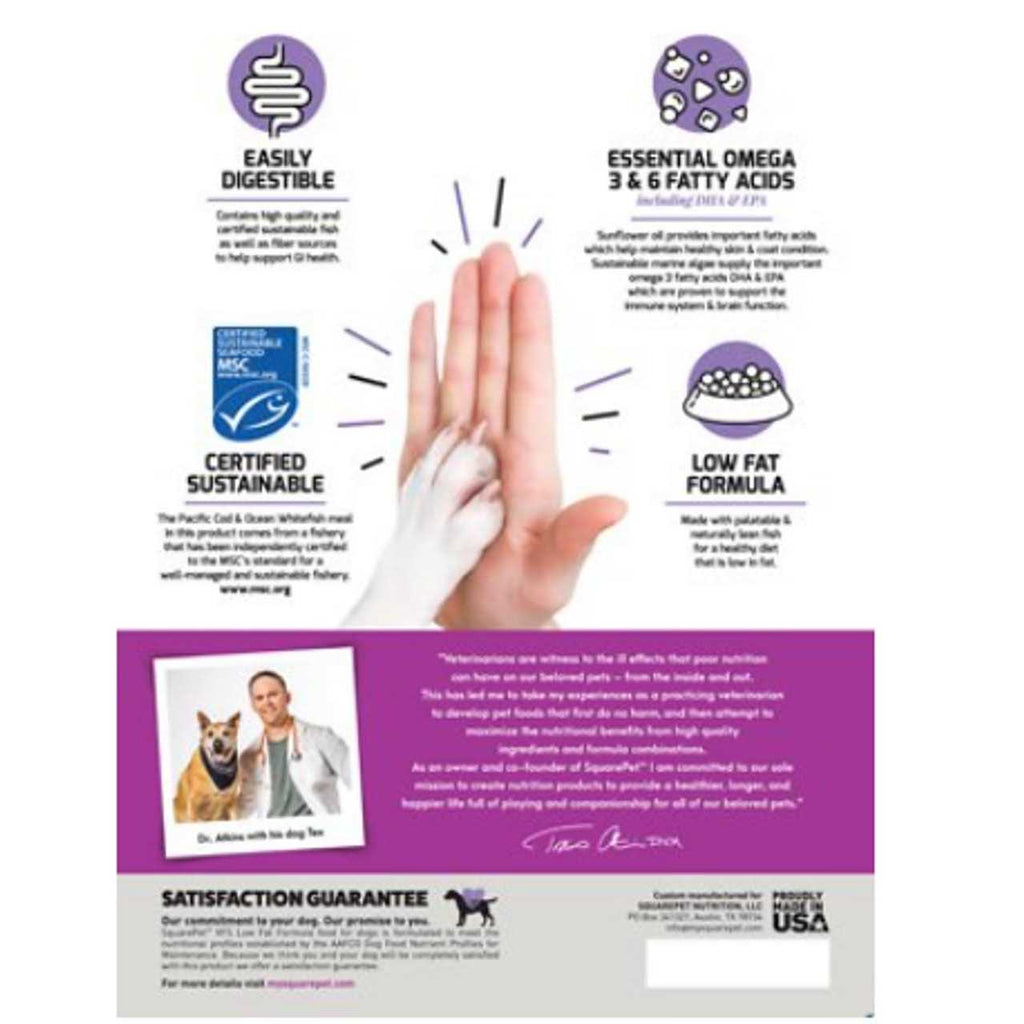 Low Fat Formula Dry Dog Food A7525