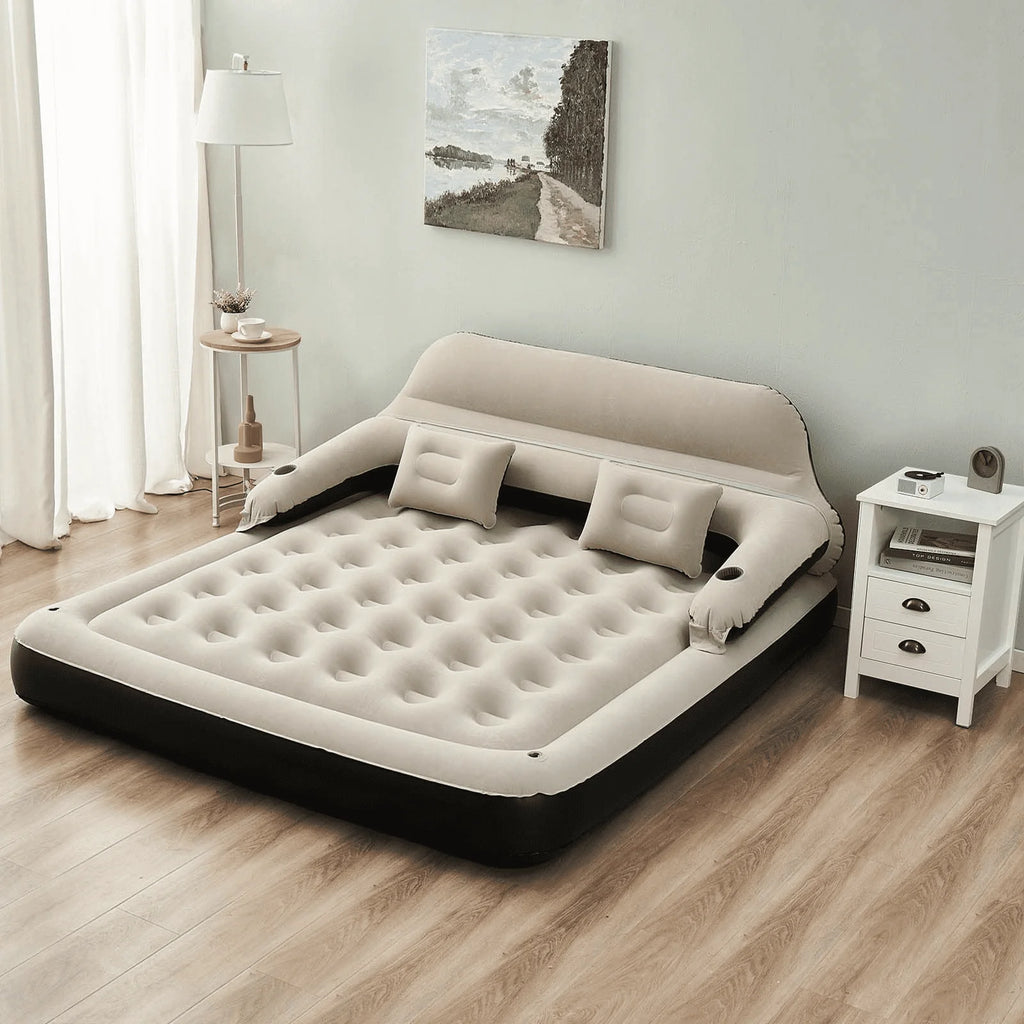 King Size Air Mattress with Headboard A8131
