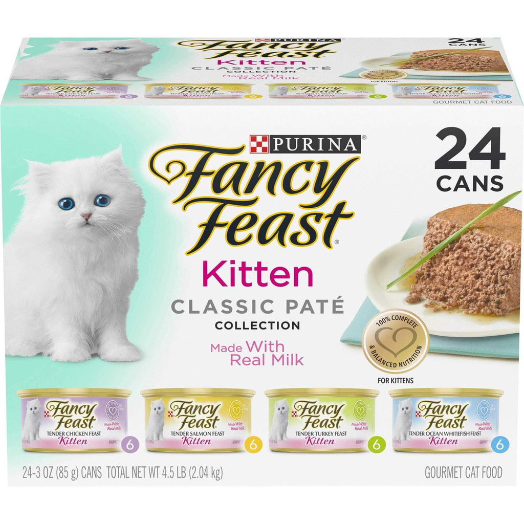 Grain Free Pate Wet Kitten Food Variety Pack B887894