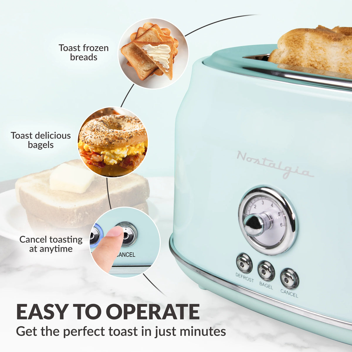 Aqua 2-Slice Toaster D948