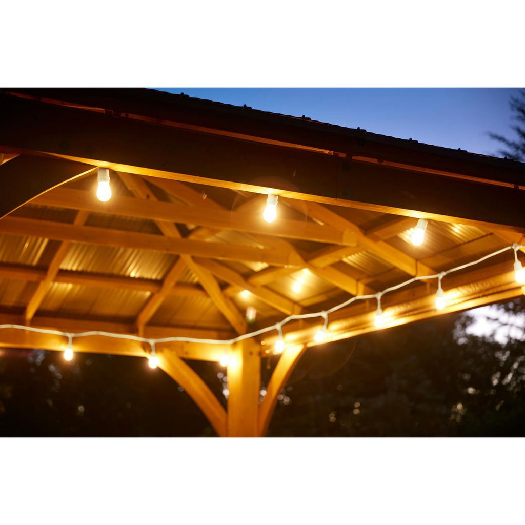 24 ft. White LED Outdoor String Lights T68565