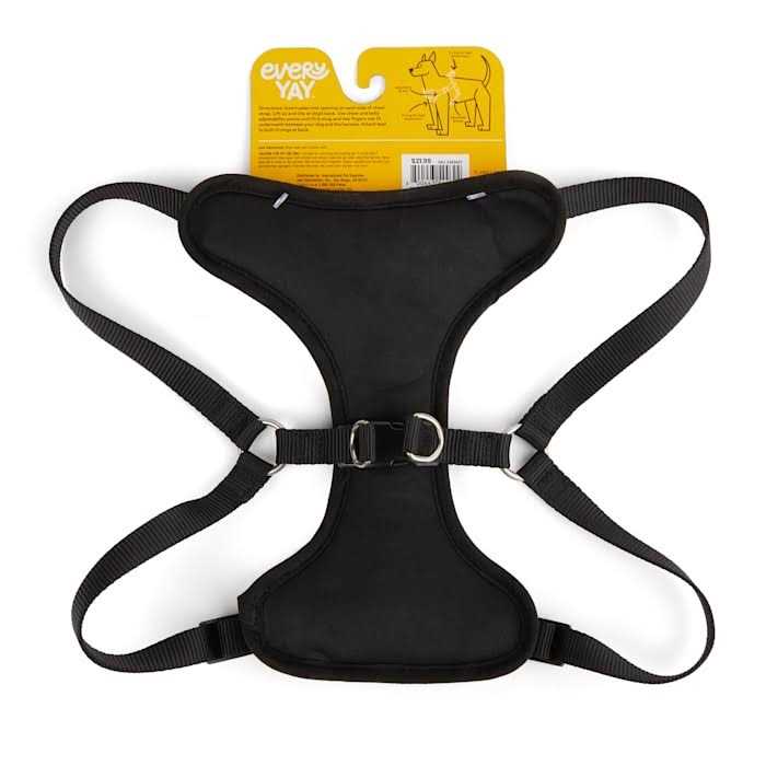 Black Step in Dog Harness C3909